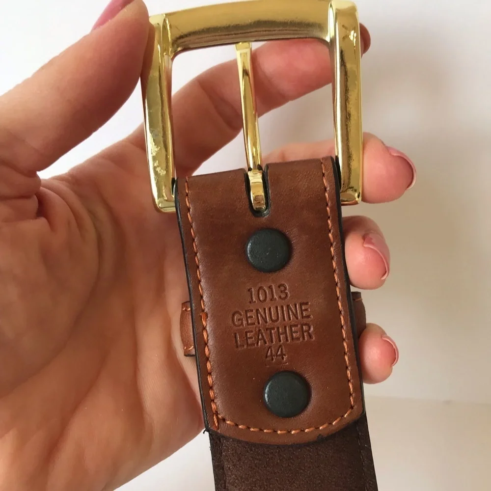 3D Belt Company Brown Leather Belt