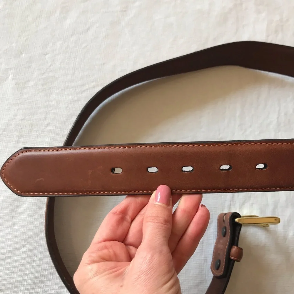 3D Belt Company Brown Leather Belt