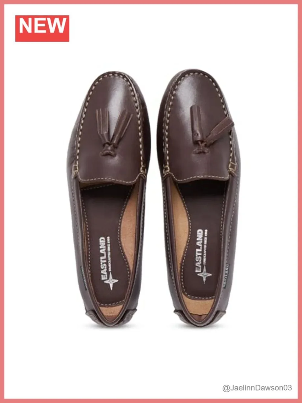 Eastland Women's Leather Loafers - Cushioned Insole, Slip Resistant, Casual