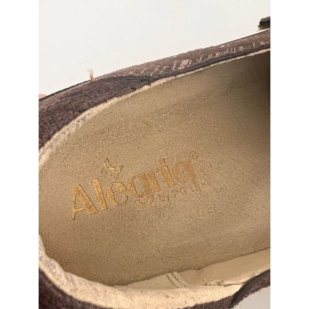 Alegria Dena Dream Fit Womens EU 41 US 10.5-11 Brown Mary Jane Comfort Shoes