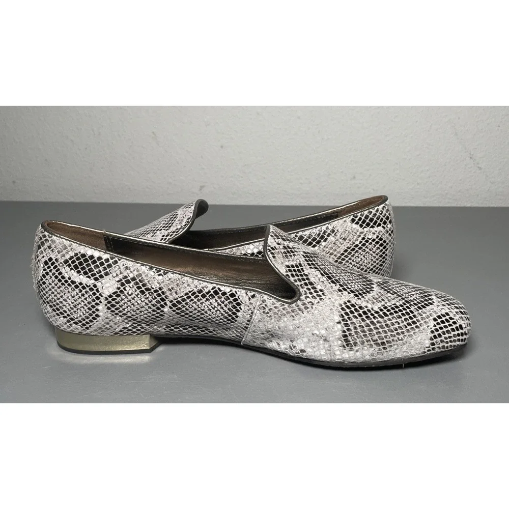 Donald‎ J Pliner Snake Print Hazel Mystic Embellished Loafers 8 M Shoes