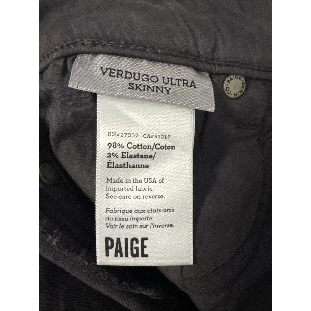 PAIGE jeans fabric brand