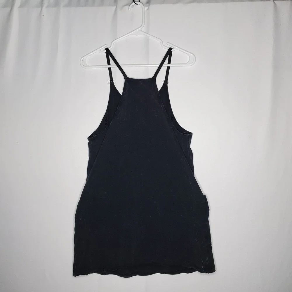 Vinyl Threads Dress L Racing Stripe Retro Y2K Whimsigoth Grunge Punk‎ Acid Wash