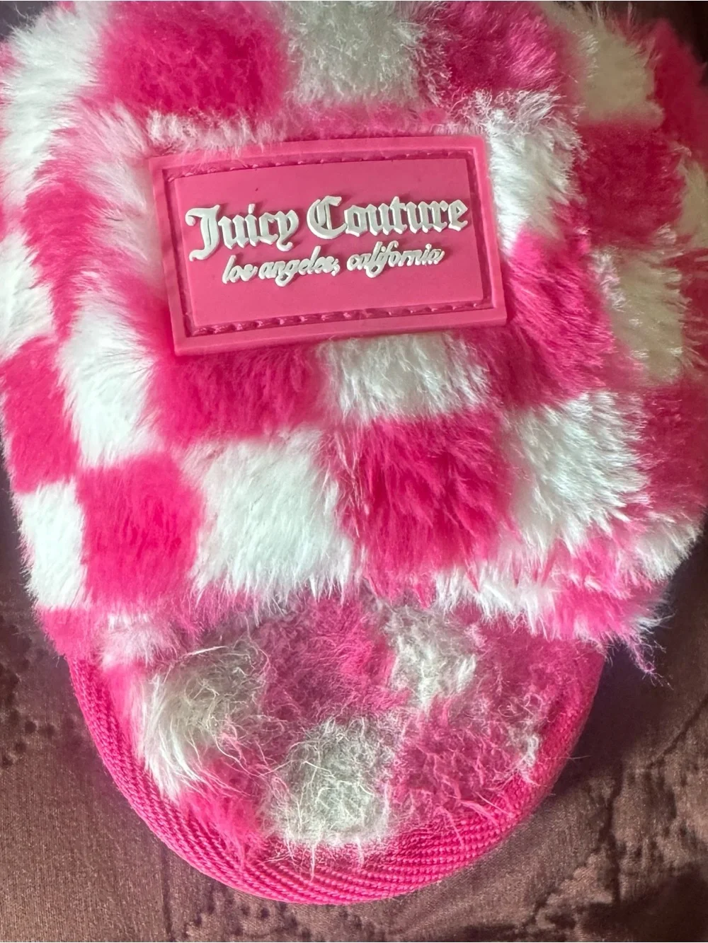 Juicy Couture plush faux