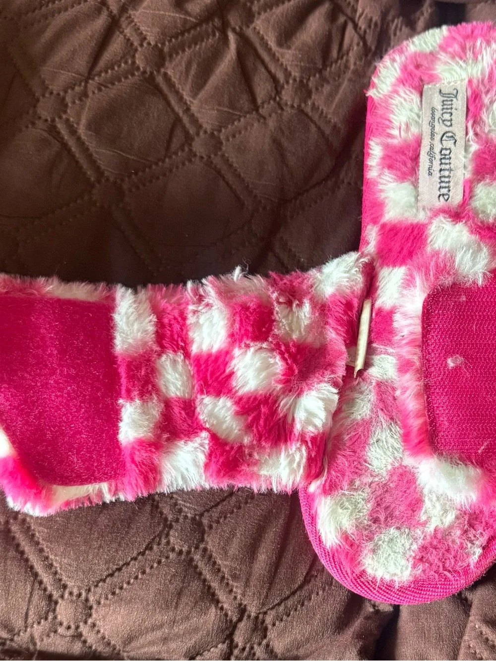 Juicy Couture plush faux