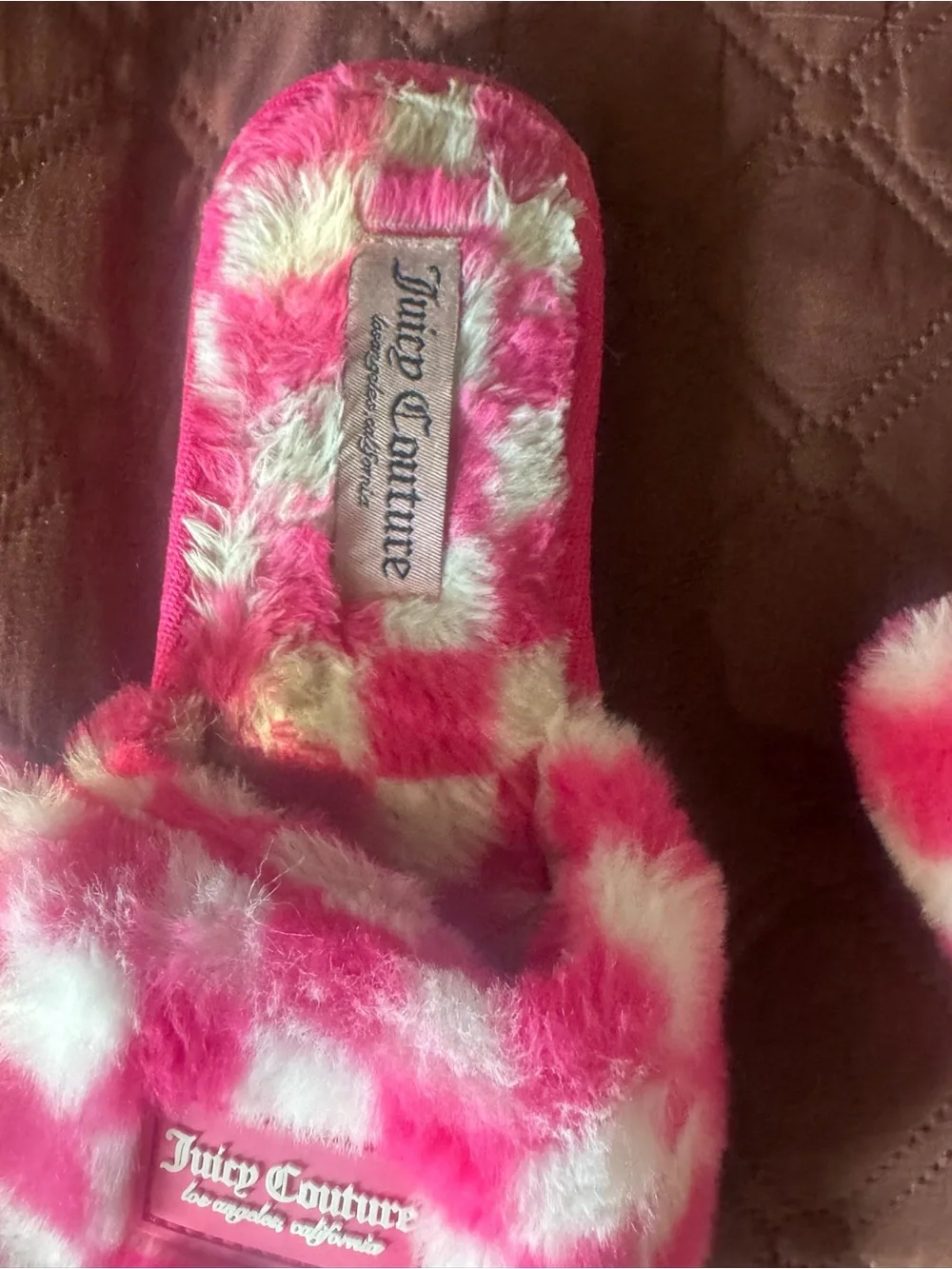 Juicy Couture plush faux