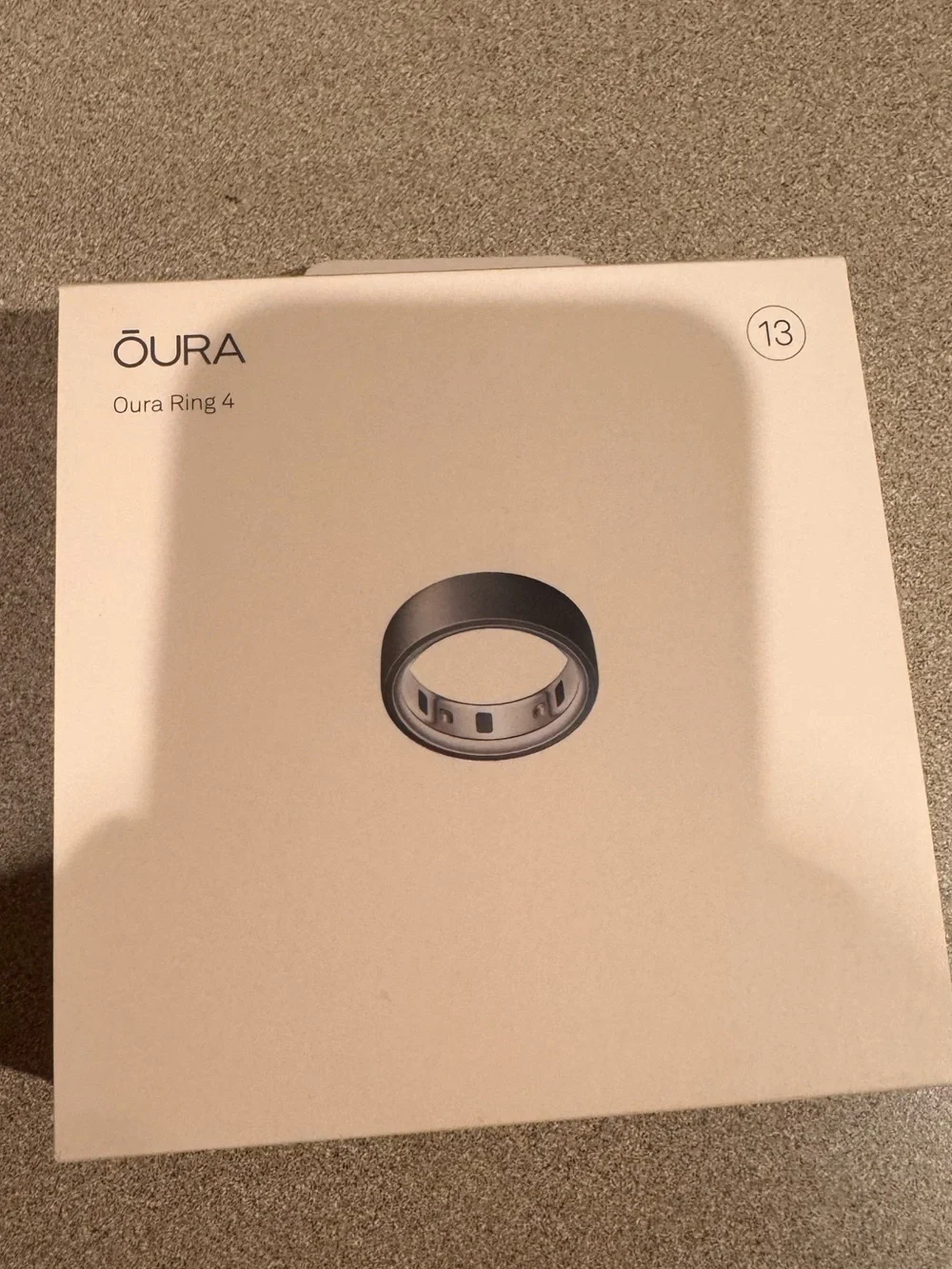 Oura Ring Gen 4 - Stealth (Size 13)