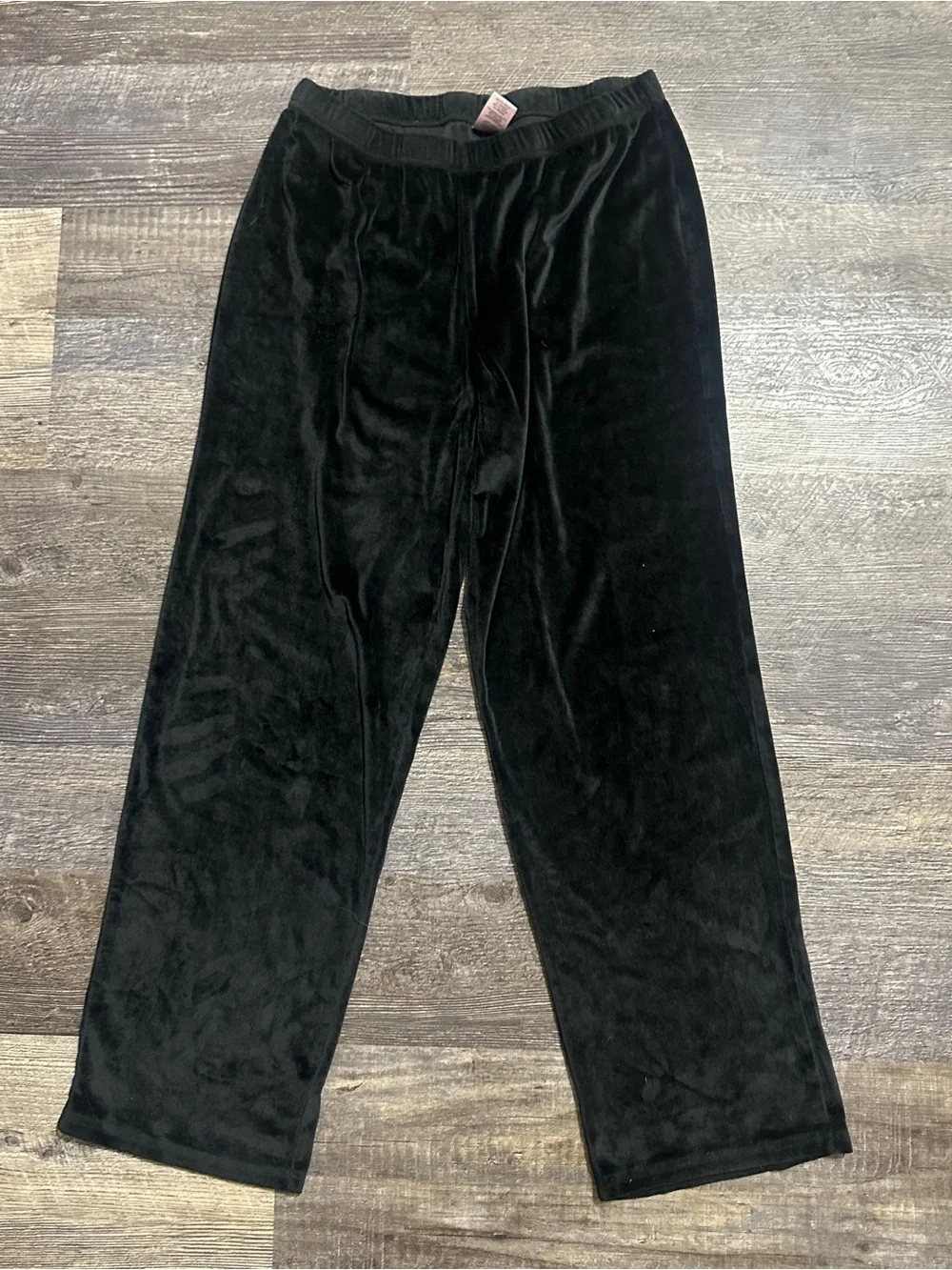 Juicy Couture Black Velour Rhinestone Sleepwear - Medium - Y2K Inspired
