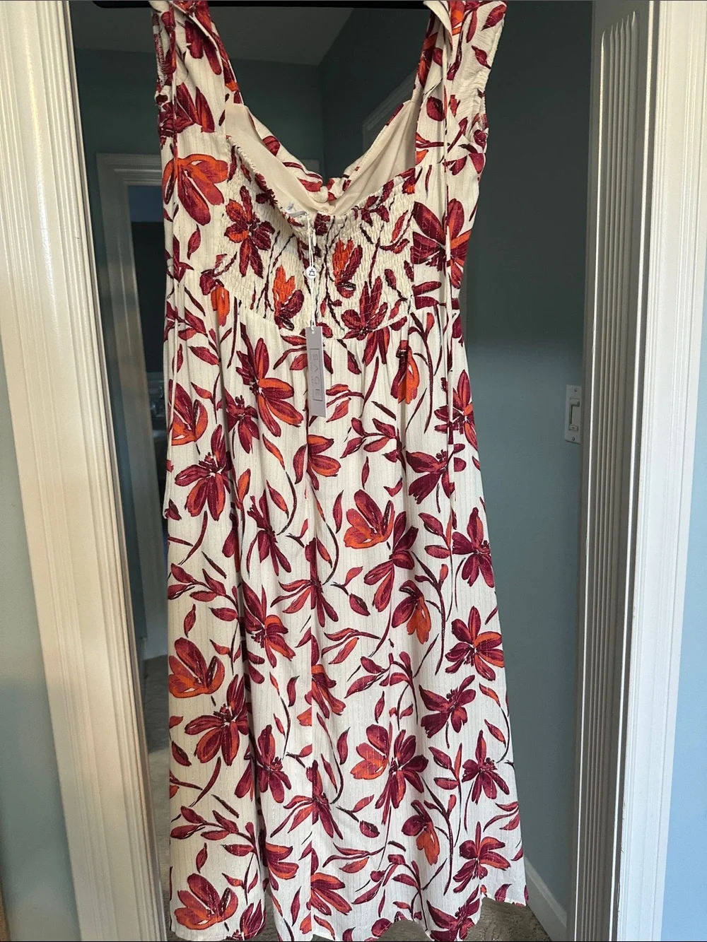 Sage flowy maxi