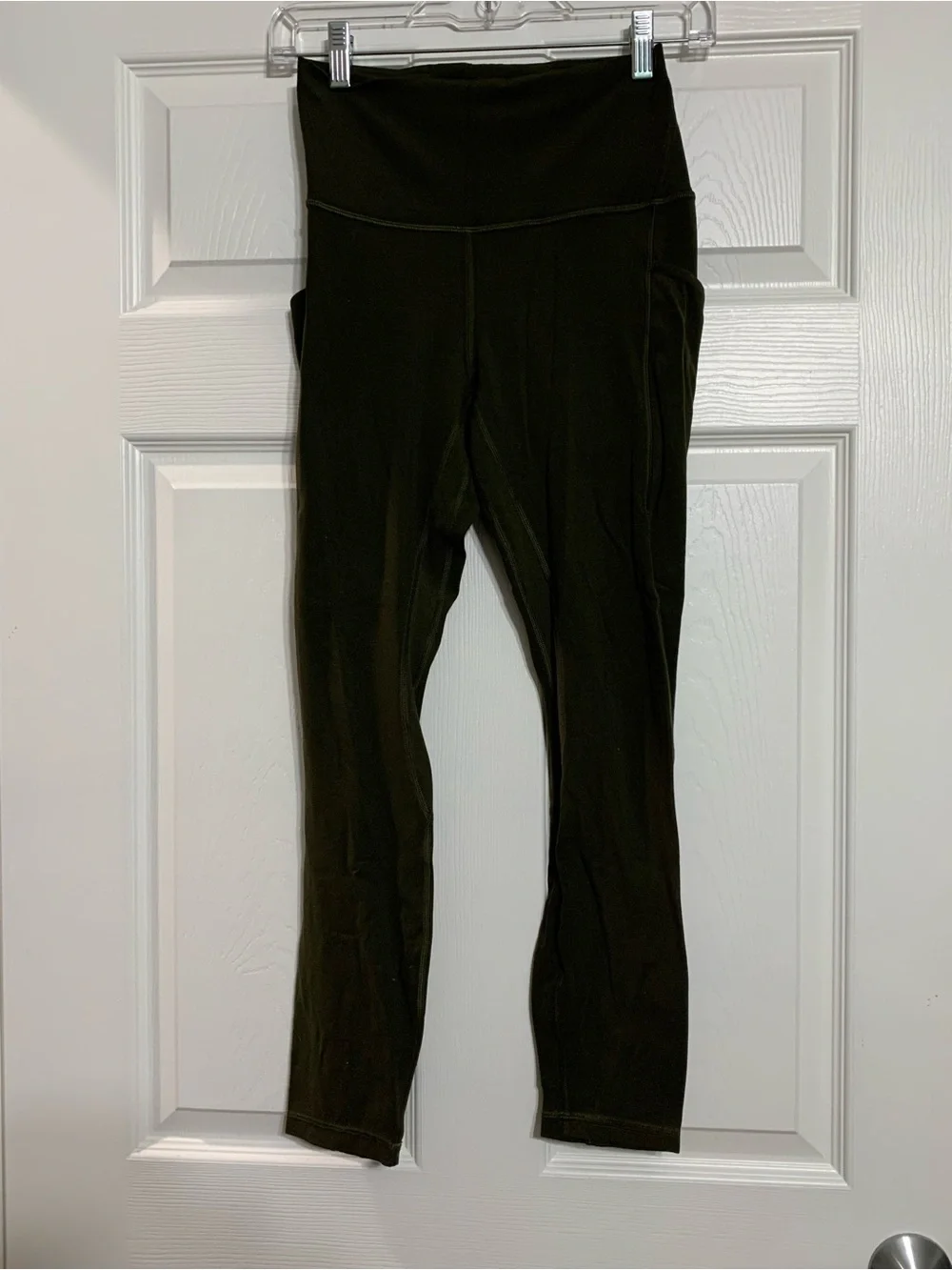 lululemon athletica Olive Green High-Rise Pocket Leggings