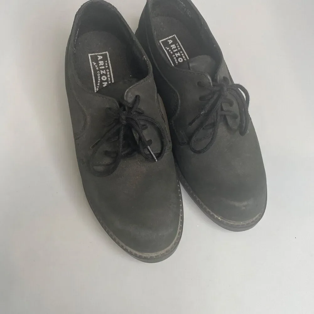 Arizona Jean Co. Women's 6.5M Black Leather Oxford Dress Shoes