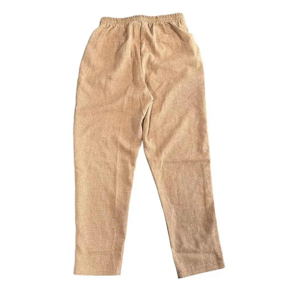 Pretty Little Thing Women's Taupe Diya‎ Casual Trouser Pants Size 2