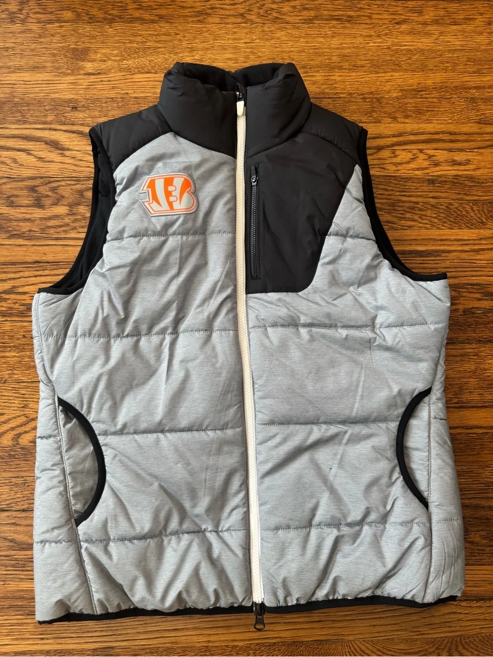 CINCINNATI BENGALS NFL (Nike)Heathered Gray Cincinnati Bengals Champ Drive Vest