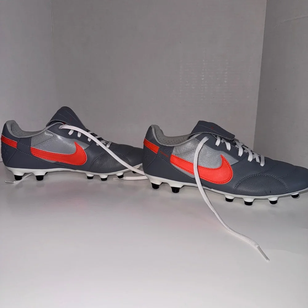 Nike Premier 3 FG Soccer Cleats Smoke Grey NIB Unisex Mens 8.5 Women's 10