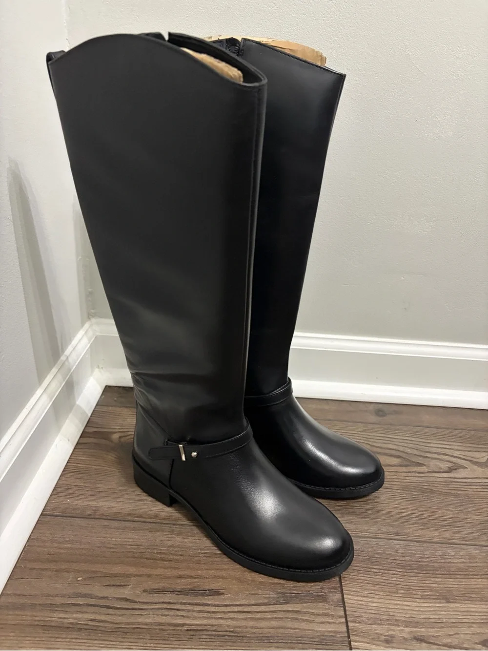 Women's Over-The-Knee Black Riding Boots - Classic Tall Style