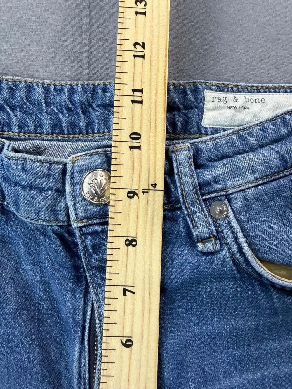 Rag & Bone Dre Low-Rise Baggy Boyfriend Jeans Millerton Size 26