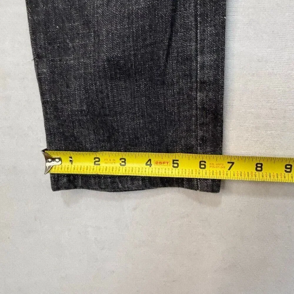 Hurley Women's Size 31 Button Fly Black Slim Fit Jeans