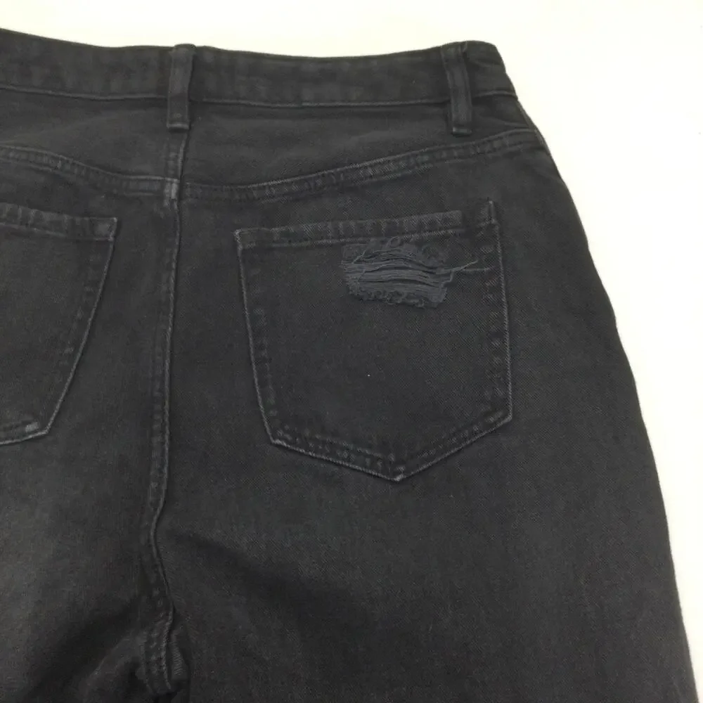PacSun 90s Boyfriend Jeans Womens 29 Black High Rise Distressed Relaxed Denim