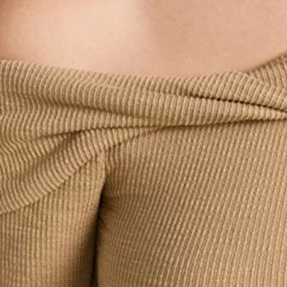 Free People fitted ribbed