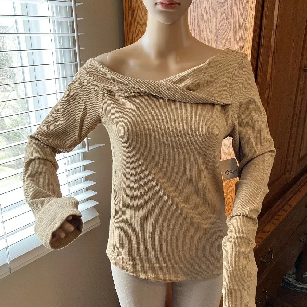 Free People fitted ribbed