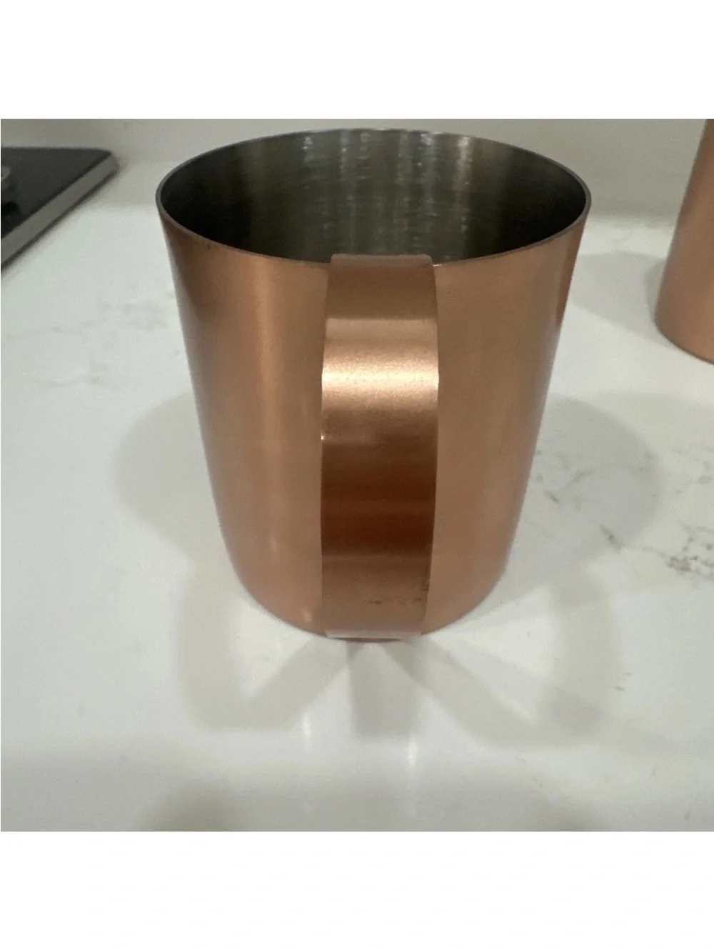 Crate & Barrel Copper Set Of 2 Mugs Quality Drinkwear India Metal