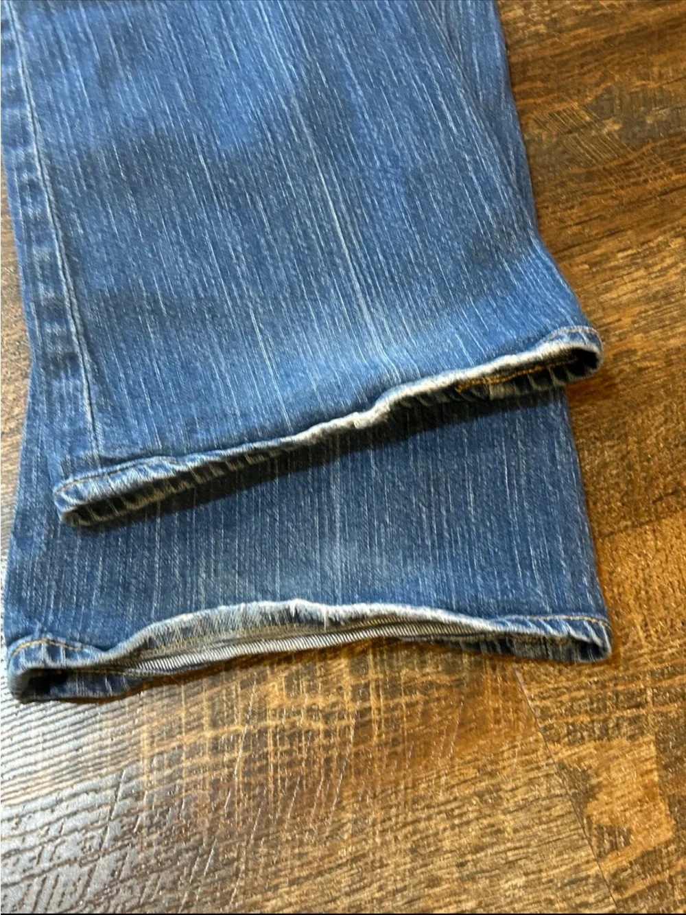 GAP Blue Flared Wide-Leg Jeans