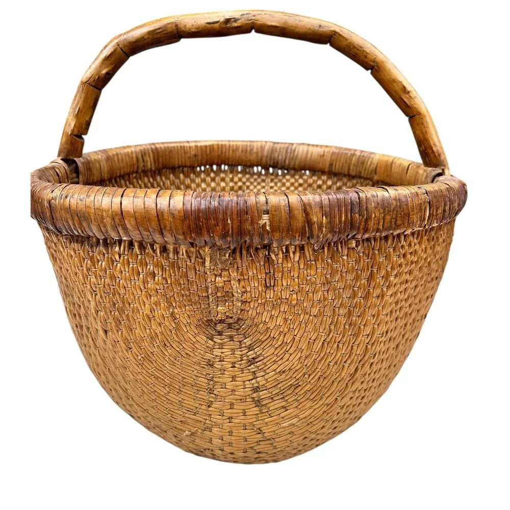 Chinese Rice Gathering Basket 15.5