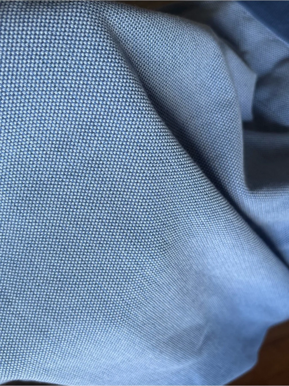 Banana Republic Men’s Sky Blue Pique Polo with Navy Trim