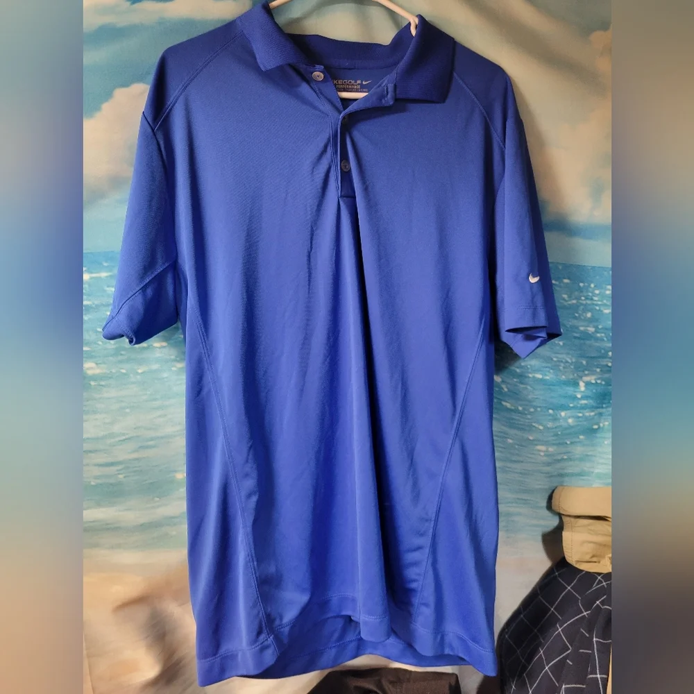 Nike Golf Tour Performance Dri-fit Mens Golf Polo‎ Size Large
