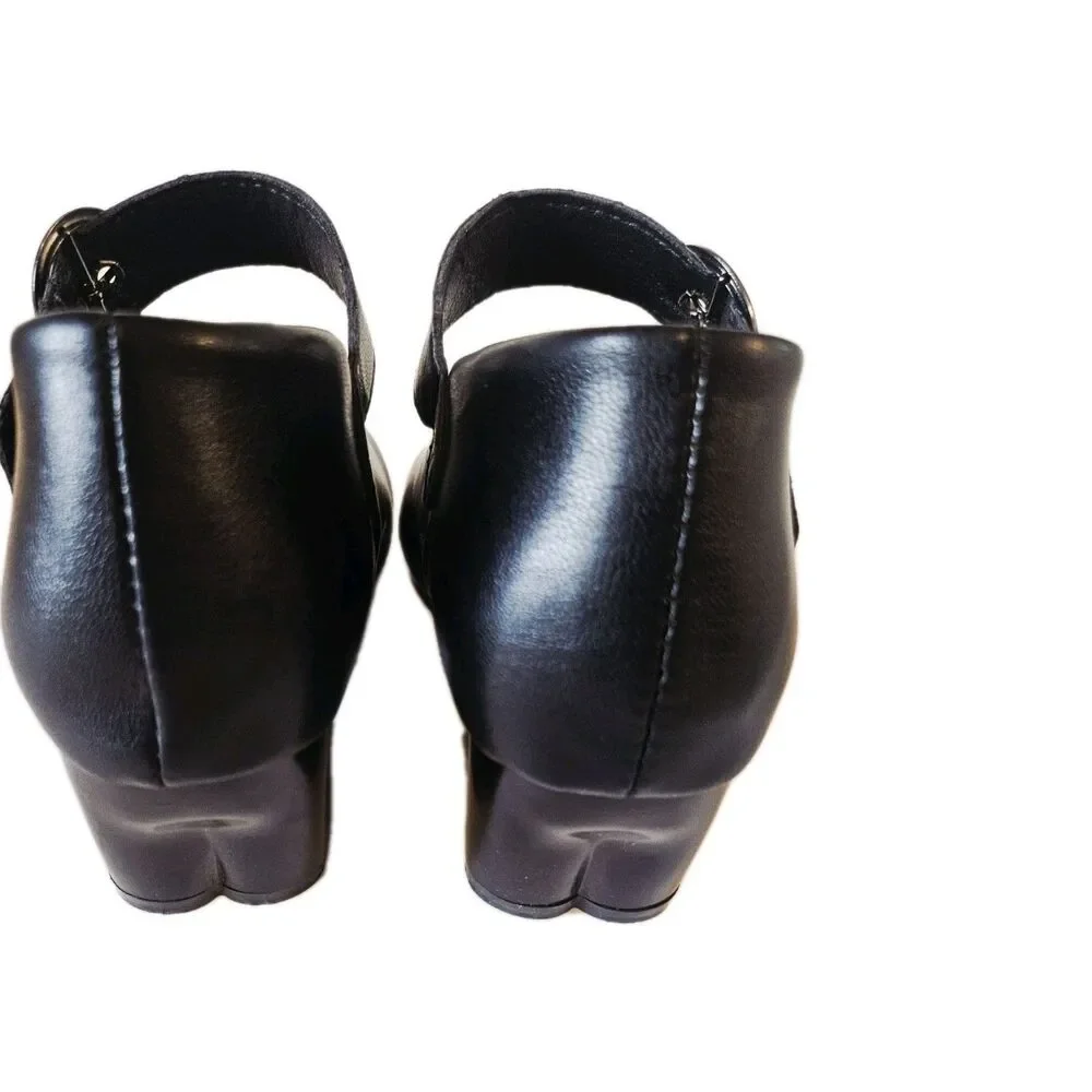 Black High Heel Pumps Party Cocktail Shoes Size 8