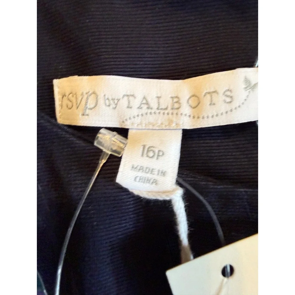 Talbots sleeveless navy