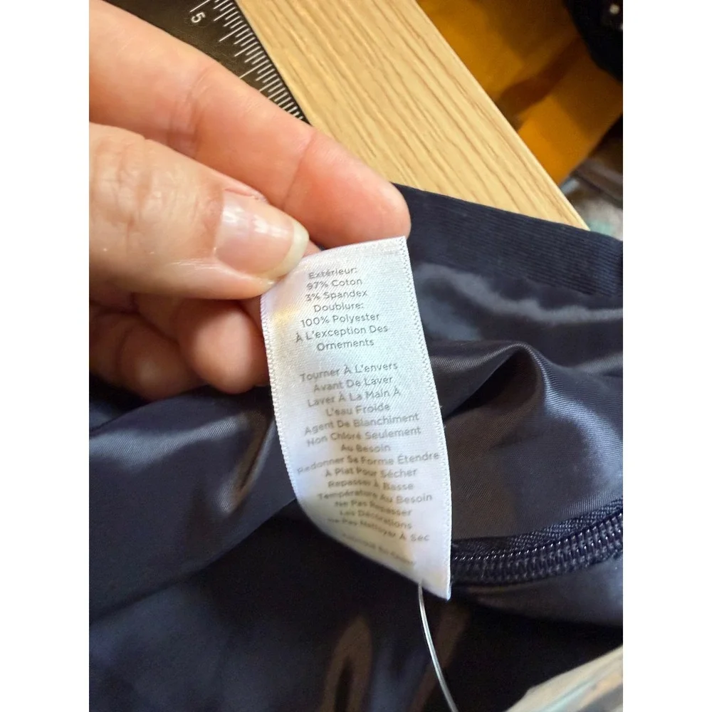 Talbots sleeveless navy