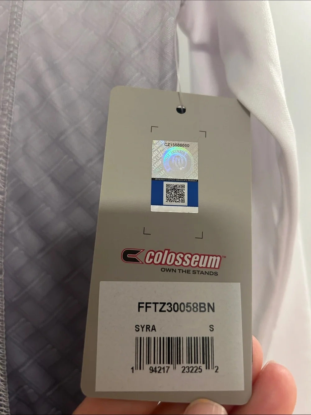 Colosseum white zip orange
