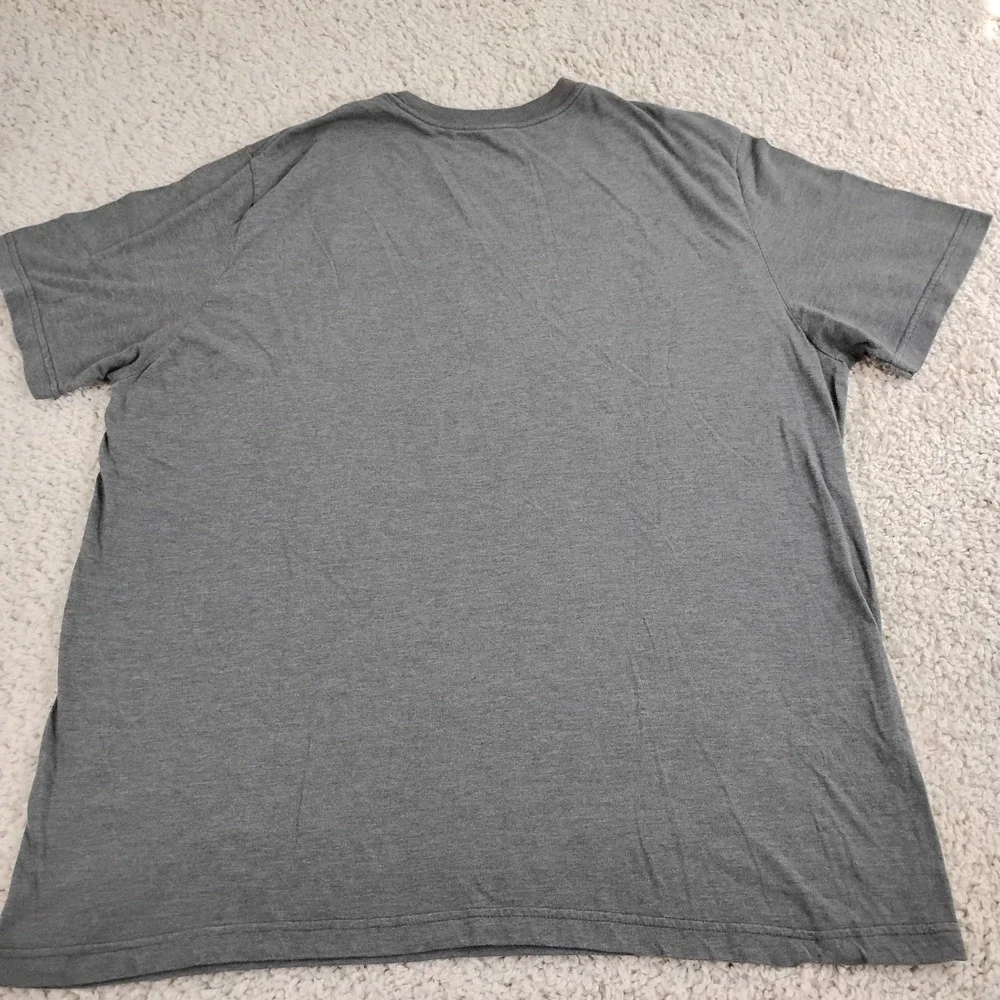 Texas Longhorns Shirt Mens 2XL Gray Nike Center Swoosh Football Sports NCAA A2