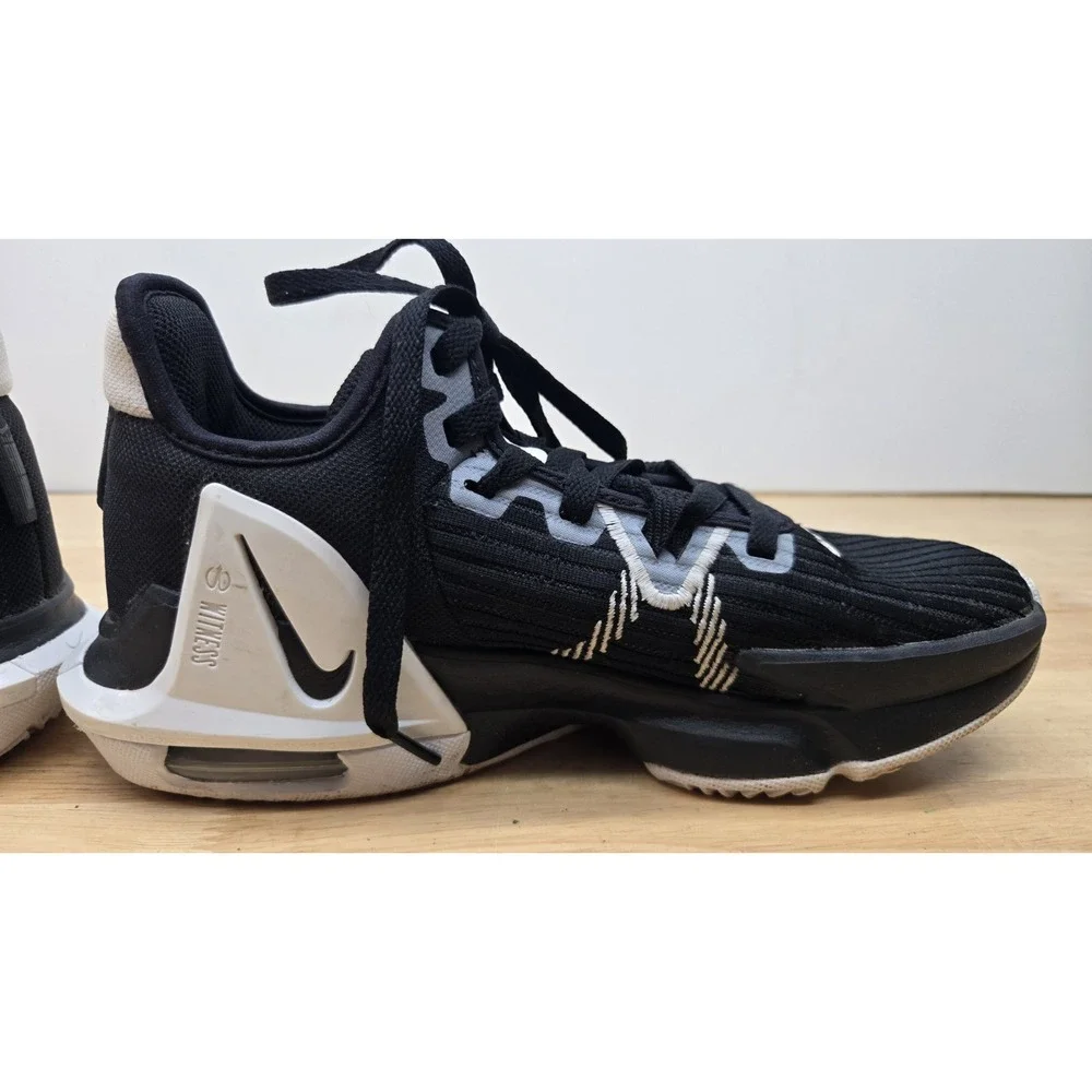 Nike LeBron James Witness VI 6 Black White Dark Obsidian DO9843-002 Men's 6.5