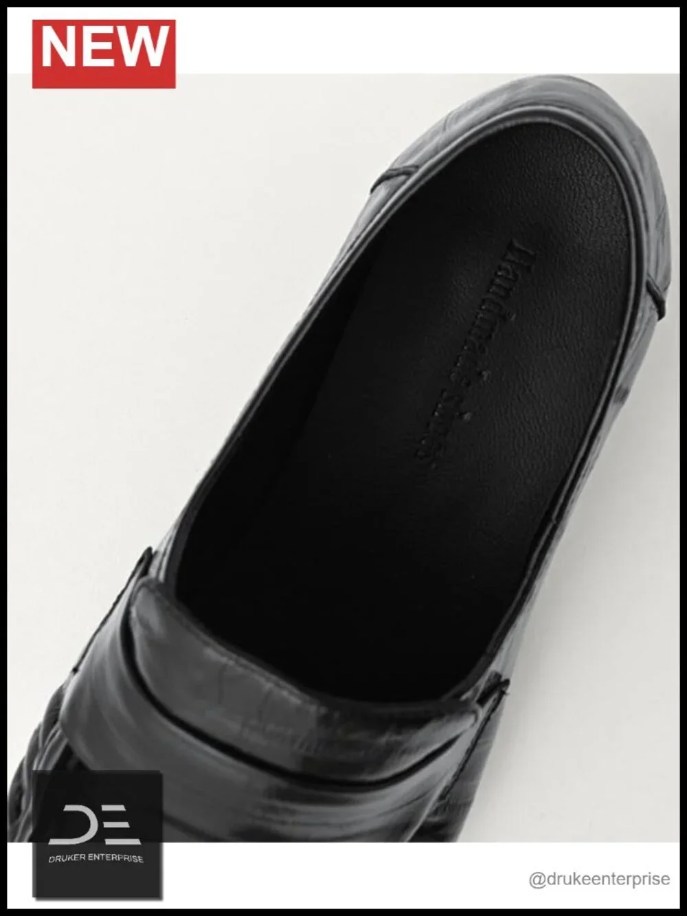 Genuine Leather Penny Loafers for Women Slip-on Round Toe Low Heel