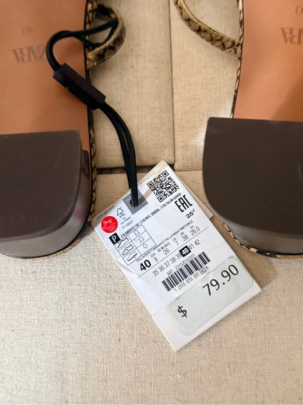 Zara heeled mules