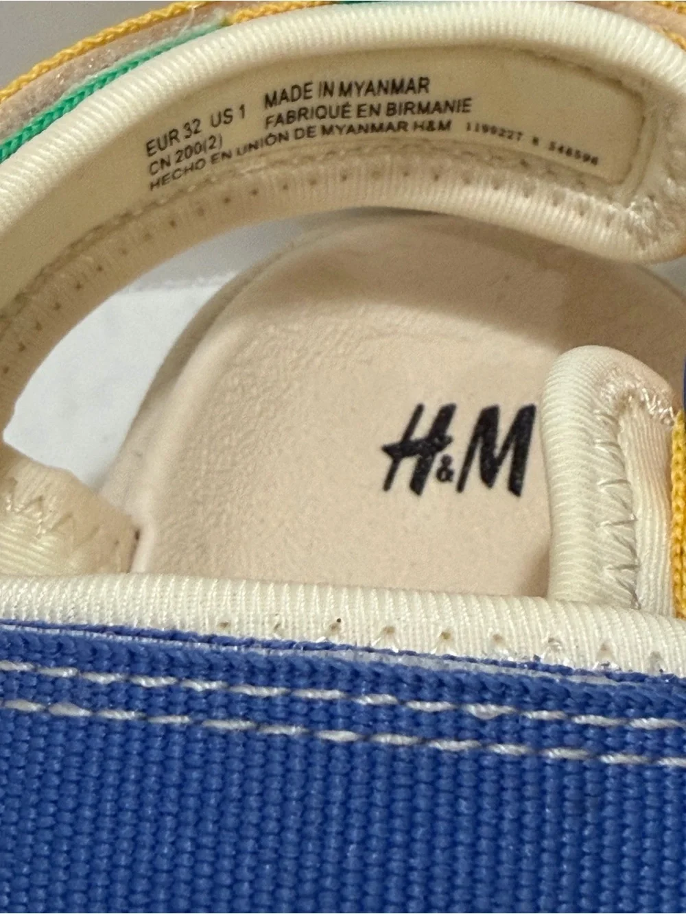 H&M vibrant colorblock