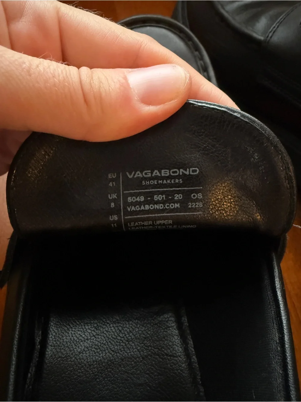 Women’s Vagabond Black Leather Loafers