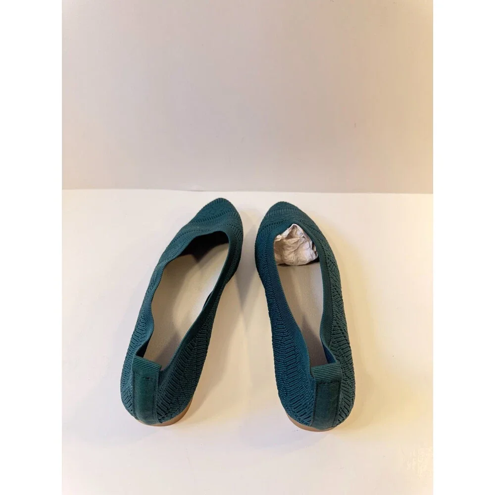 Womens Slip On Flats Green EU 41 US 10