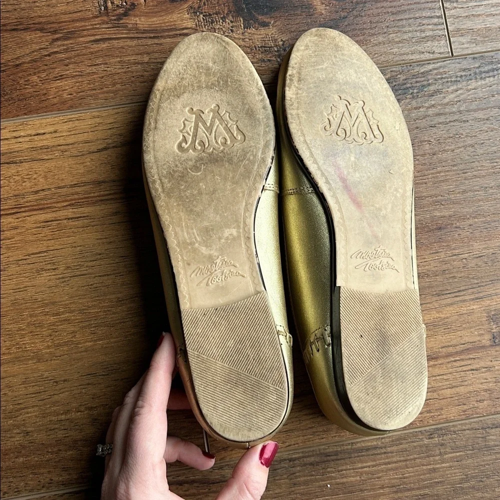 Vintage Mootsies Tootsies Gold Loafers | Vintage Gold Loafers | Gold Shoes