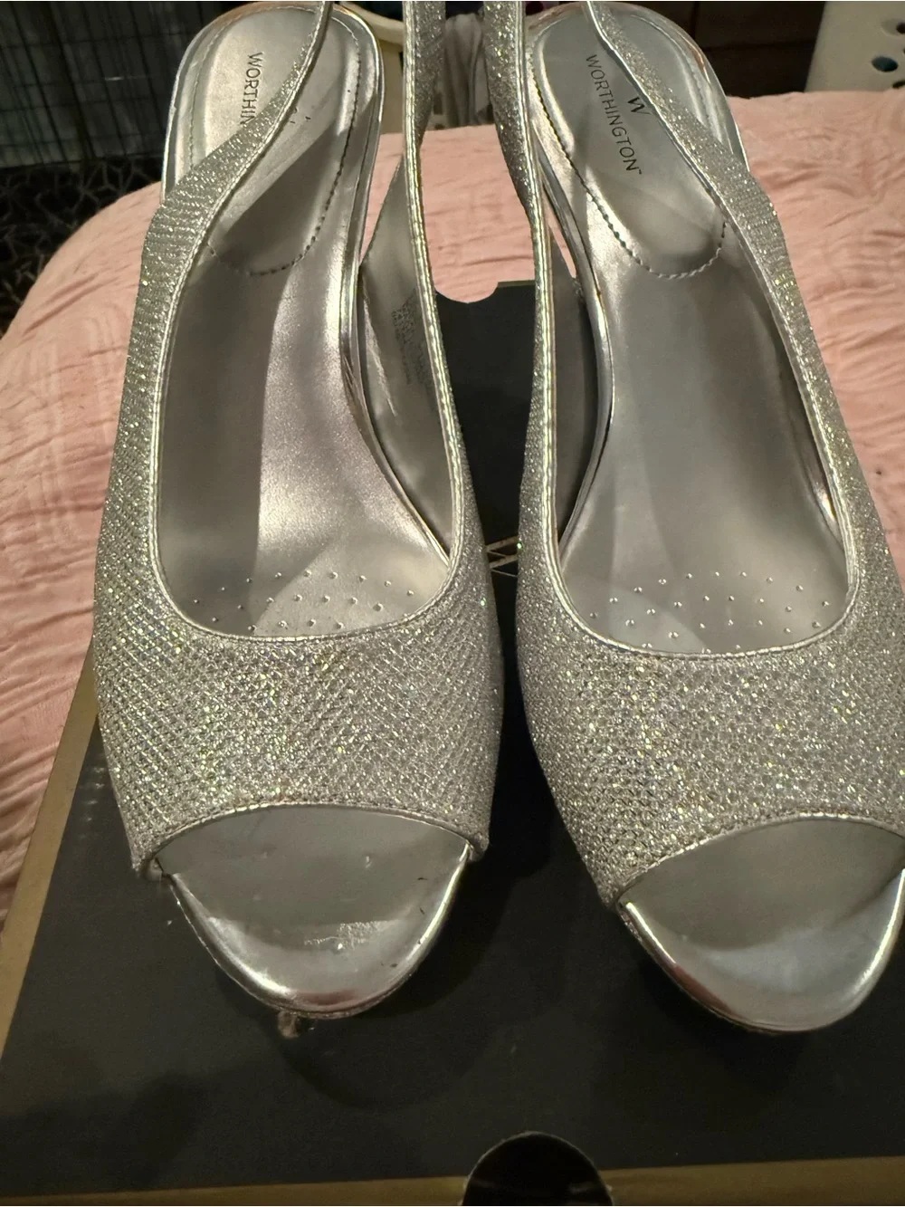 Worthington shimmering silver