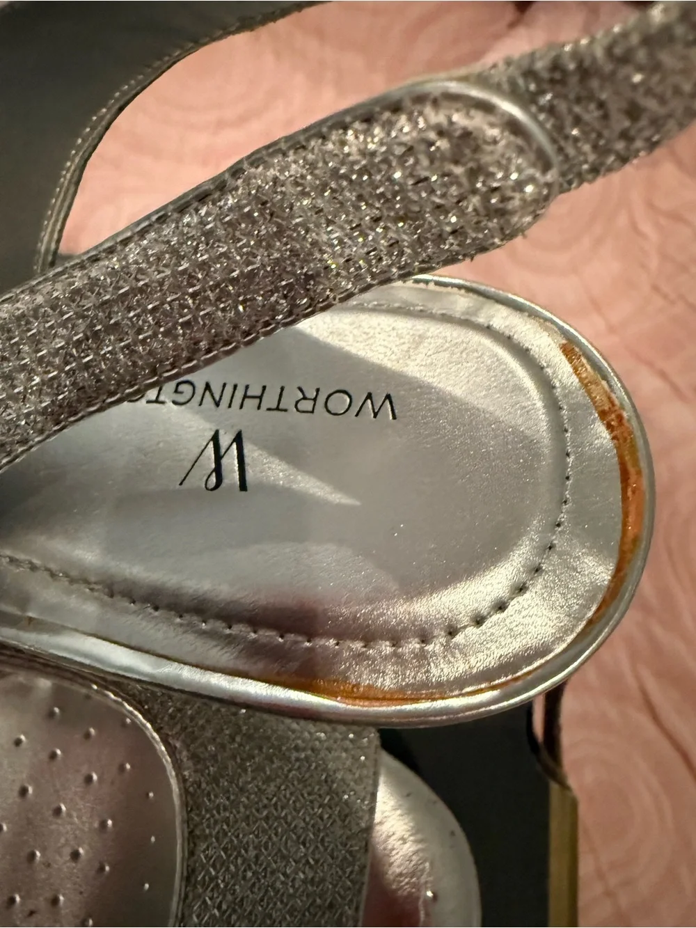 Worthington shimmering silver