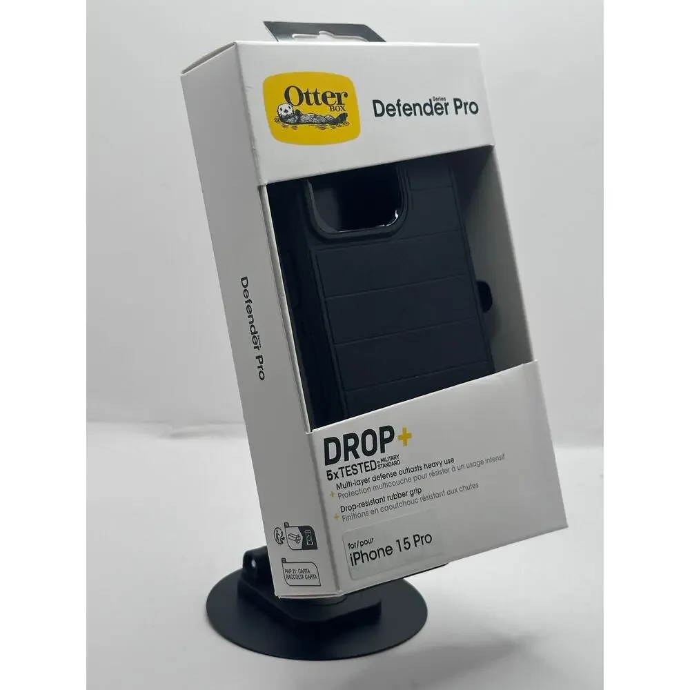 OtterBox Defender Pro Series iPhone 15 Pro Black MagSafe NWT MSRP: $65.00