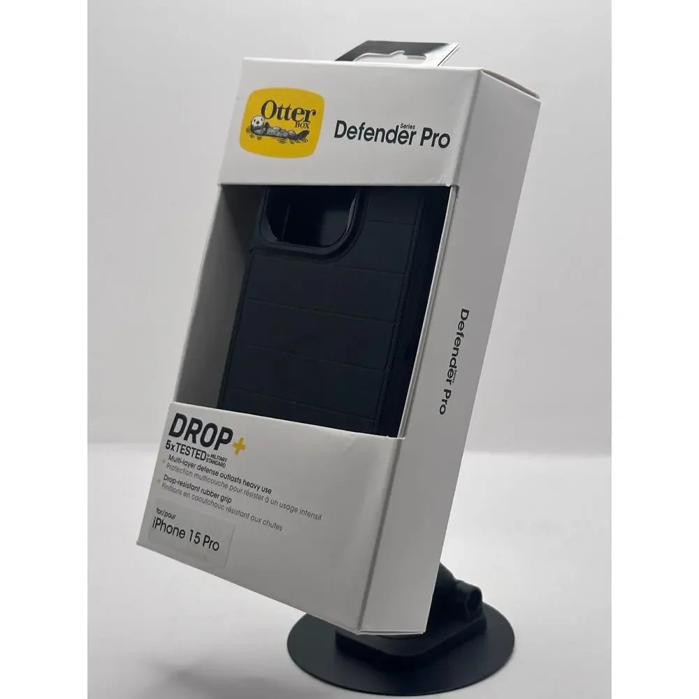 OtterBox Defender Pro Series iPhone 15 Pro Black MagSafe NWT MSRP: $65.00