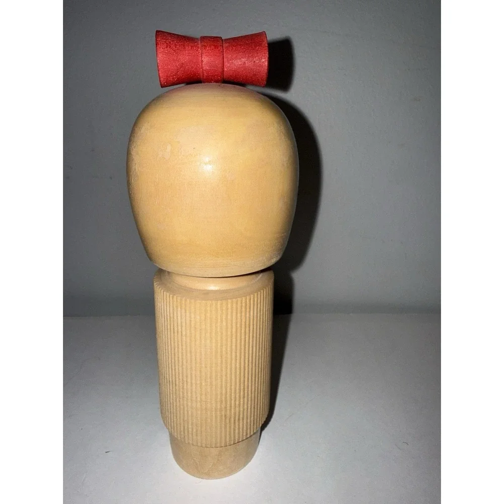 1960 Kokeshi Dolls Antique VTG, Hand-Painted Japanese Floral Kimono