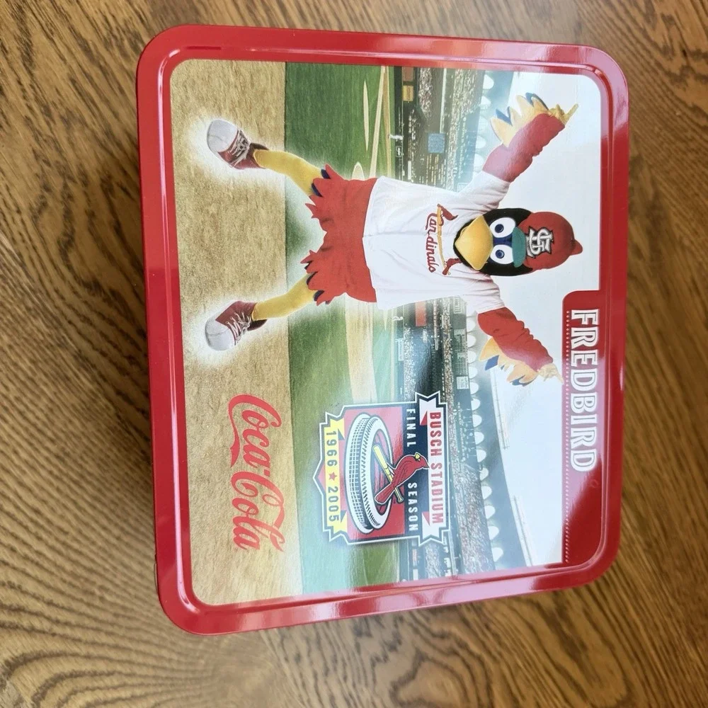 Build a Bear St. Louis Cardinals Fredbird Plush W/ Lunchbox
