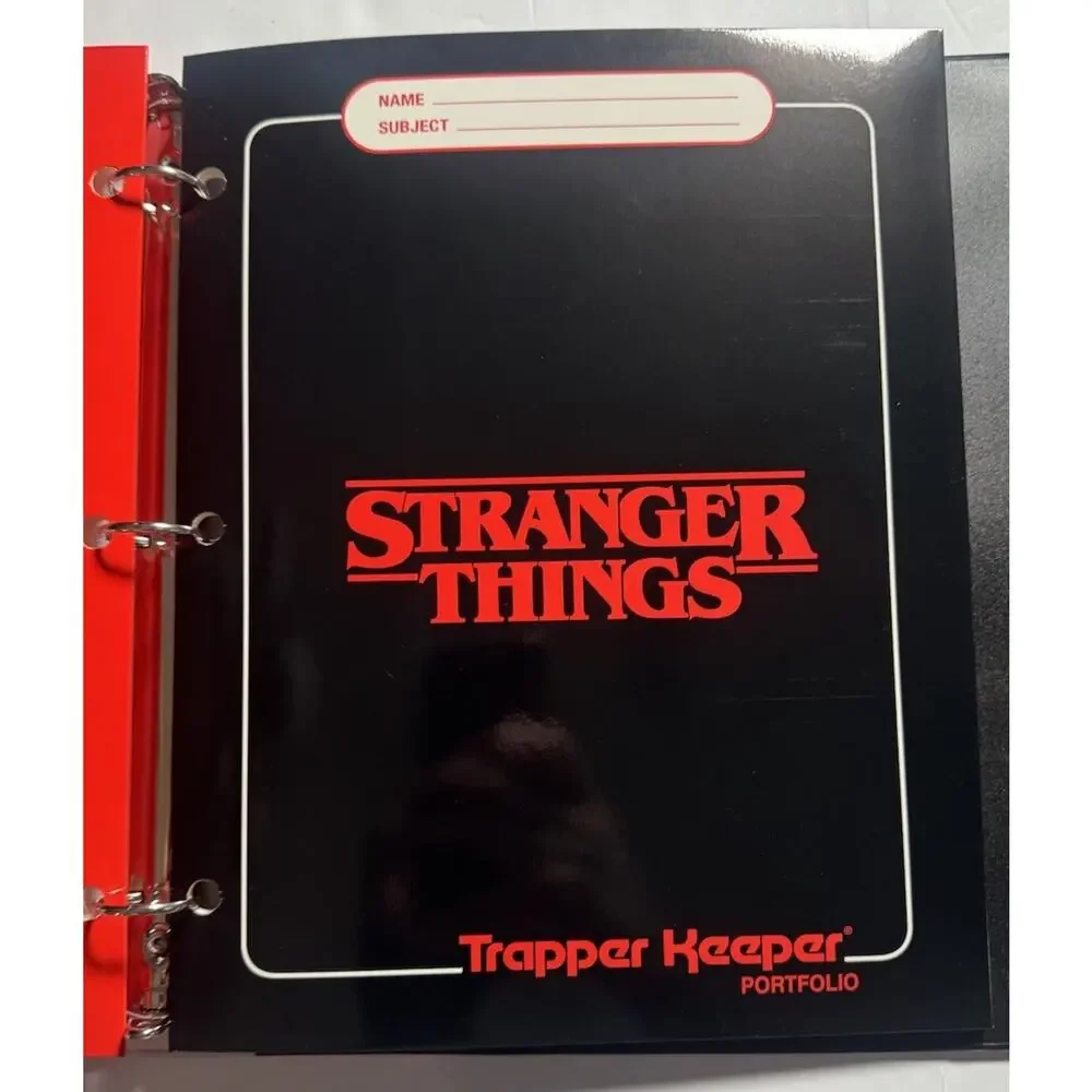 Trapper Keeper Stranger Things Demogorgon Binder Portfolio NEW