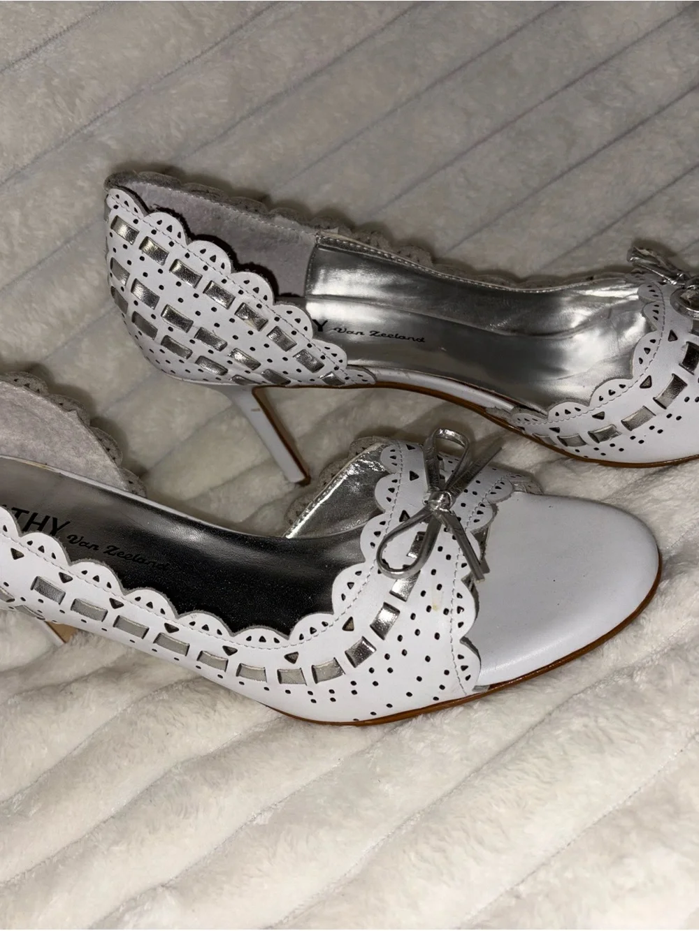 Kathy Van Zeeland elegant white
