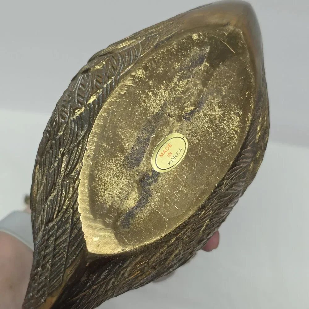 Vintage cast brass